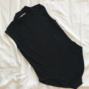 Miss Selfridge Petite Black Body Suit